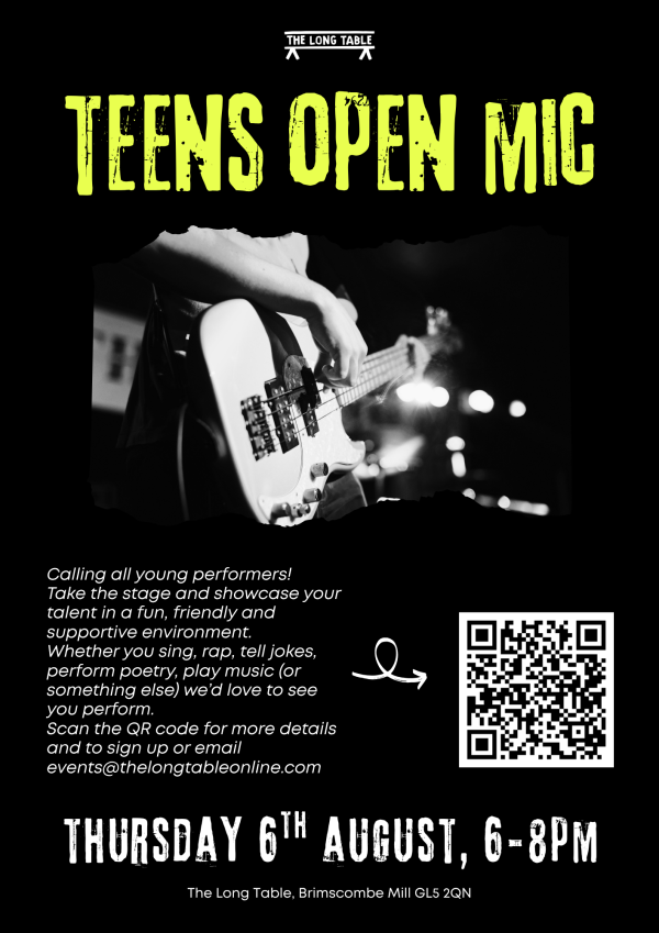 Teens Open Mic Flyer